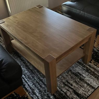 Stolik Kawowy S1 z półką (blat 4cm)